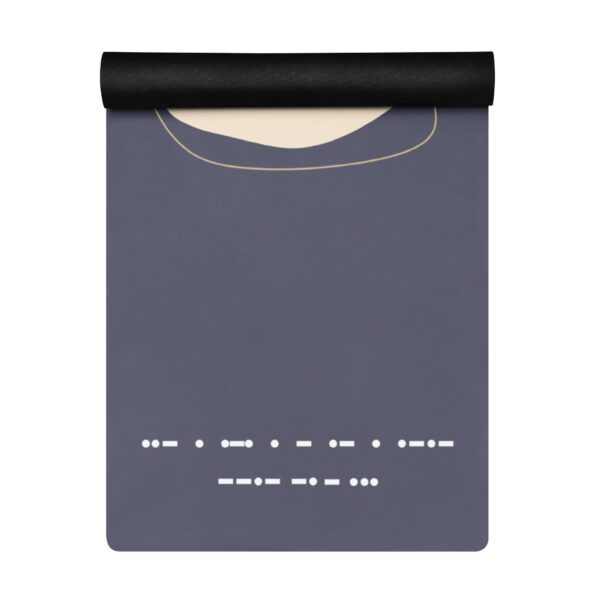 Inspiring Morse Code Yoga Mat - Image 7